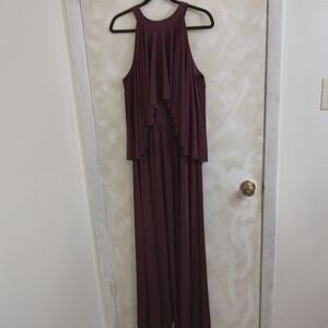 Size 2x KOH KOH Wine Red Sleeveless Maxi Dress Tall Formal NWT